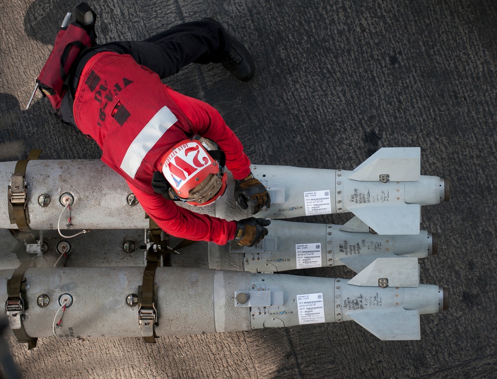 USS Carl Vinson action