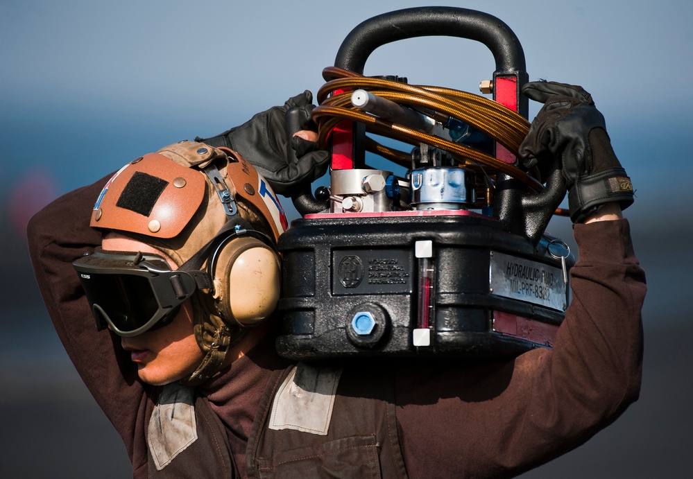 USS Carl Vinson action