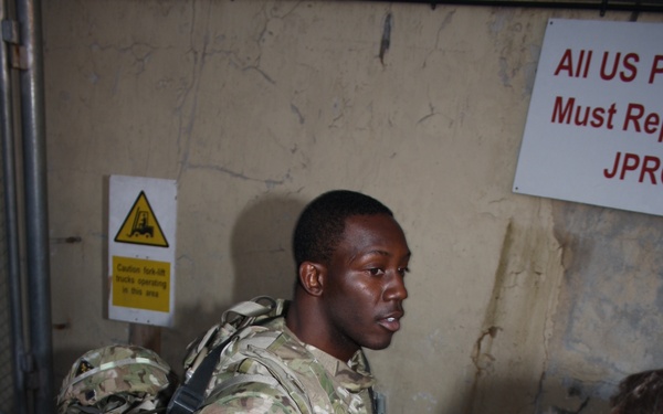 Task Force Thunder rolls into Afghanistan