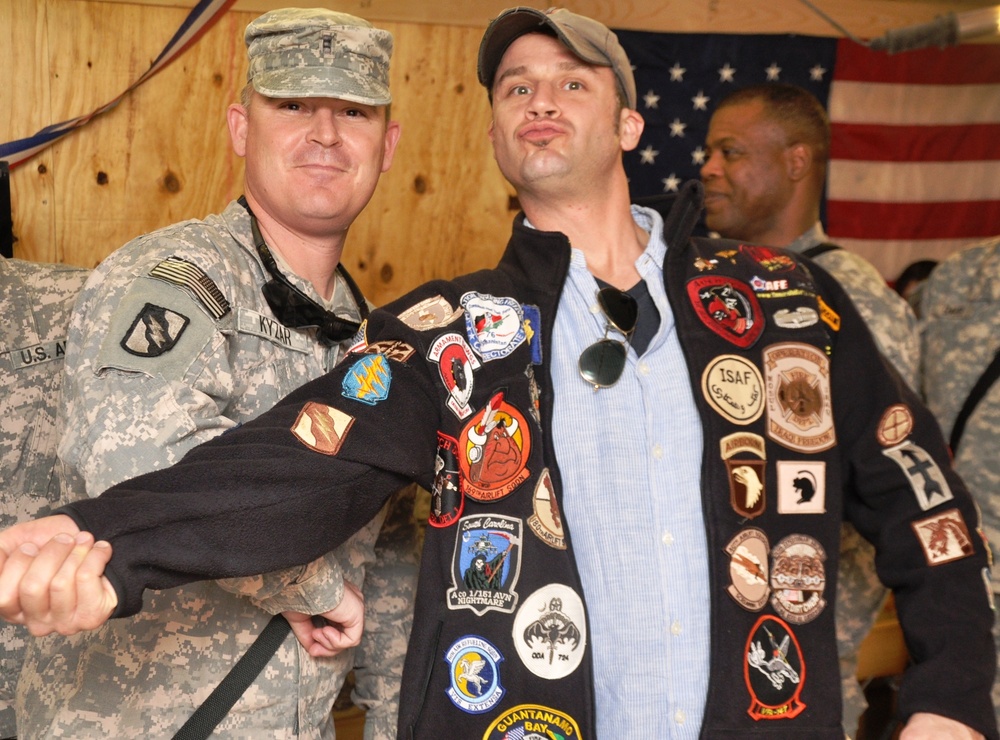 Comics on Duty World Tour at Kandahar Air Field, Afghanistan