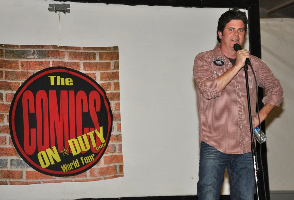 Comics on Duty World Tour at Kandahar Air Field, Afghanistan