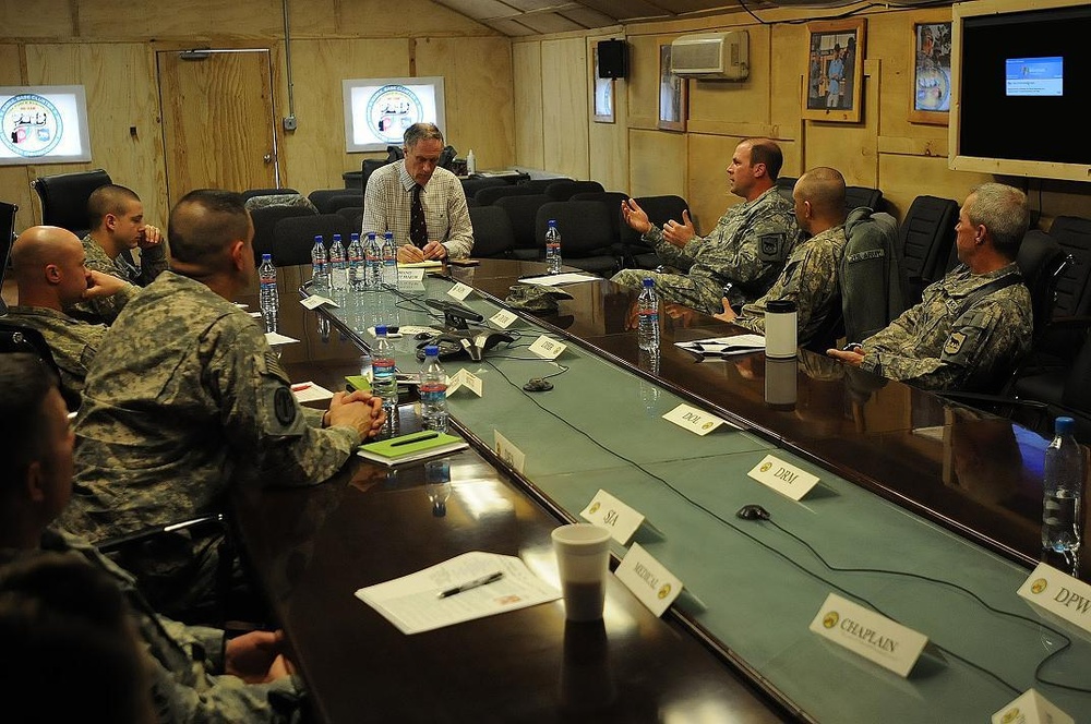 British Parliament member visits National Guard Soldiers in Afghanistan