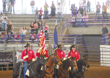Fort Riley Soldiers 'Cowboy Up' at K-State rodeo