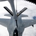 185th KC-135 performs aerial refueling of 132nd F-16s during deployment in Australia.