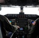 185th KC-135 performs aerial refueling of 132nd F-16s during deployment in Australia.