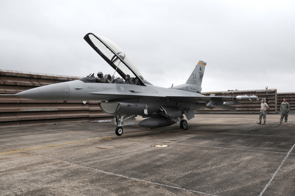 132FW launches first flight in history with the Royal Australian Air Force.