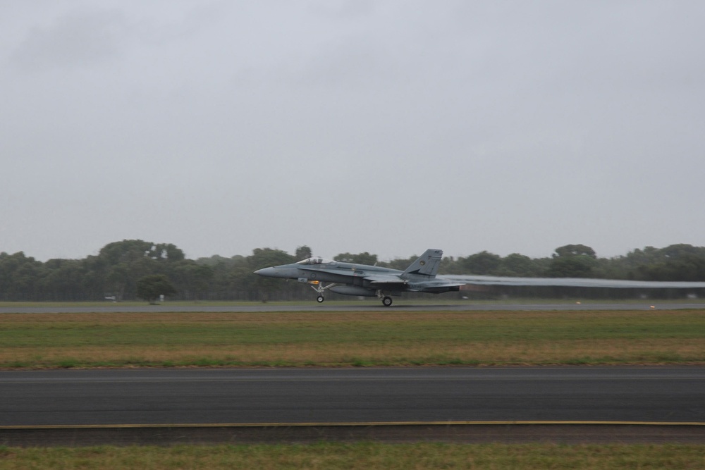 132FW launches first flight in history with the Royal Australian Air Force.