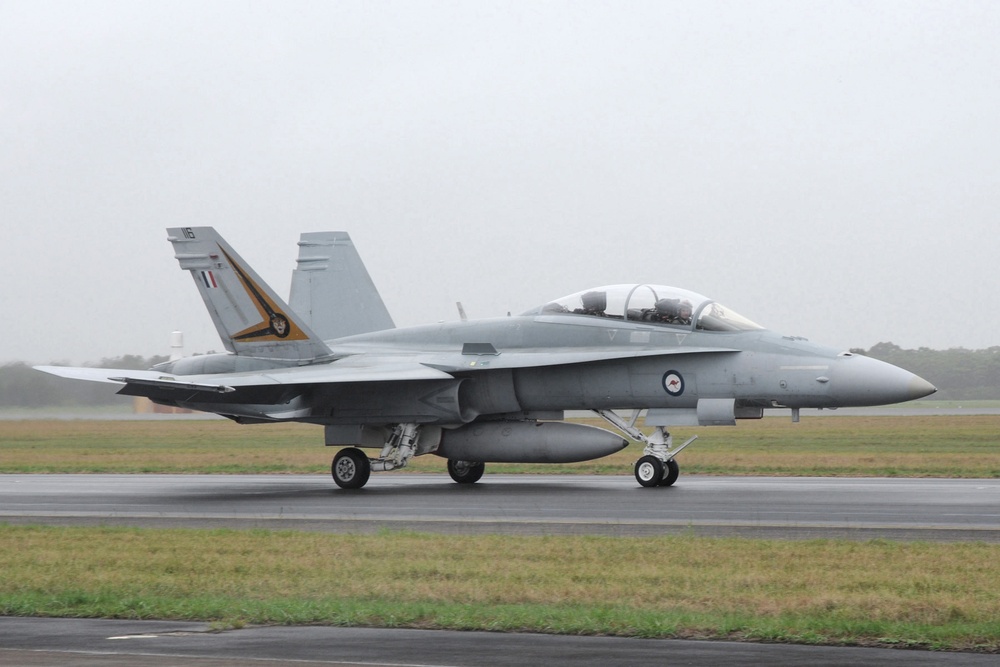 132FW launches first flight in history with the Royal Australian Air Force.