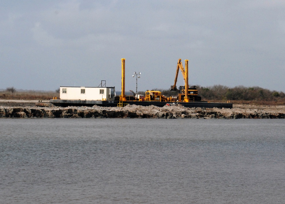 American Recovery and Reinvestment Act projects improve navigation safety in Galveston District