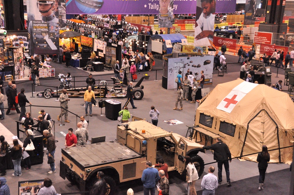 Army displays Armor at the 2011 Chicago Auto Show