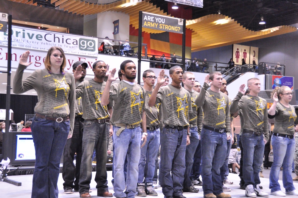 Army displays Armor at the 2011 Chicago Auto Show