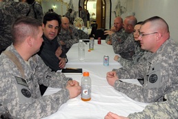 US Representative visits troops in Baghdad