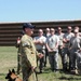 Australian military working dogs show 132FW members what they're made of.