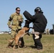 Australian RAAF Military Working Dogs show 132FW members what they're made of.