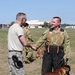 132FW shows appreciation to Australian RAAF Security Police after military working dog display.