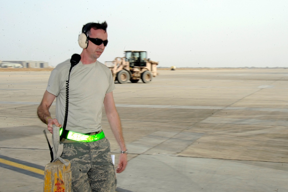Sather AB airfield operations