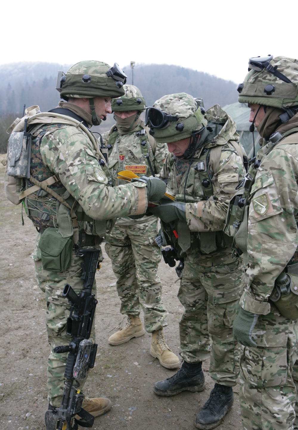 U.S. Marines observe, train Georgia’s 33rd Light Infantry Battlion during Georgia Deployment Program