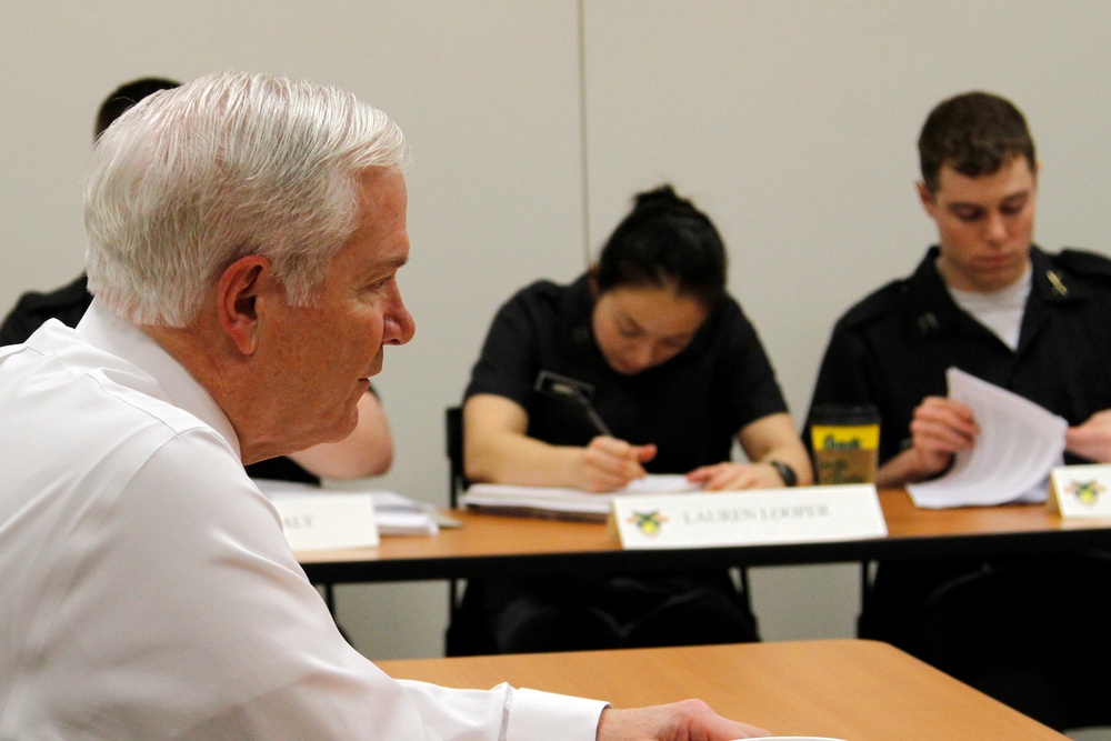 Secretary of Defense visits West Point cadets