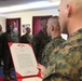 22nd MEU Marine Recieves Bronze Star With Combat Distinguishing Device