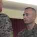 22nd MEU Marine Recieves Bronze Star With Combat Distinguishing Device