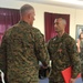 22nd MEU Marine Recieves Bronze Star With Combat Distinguishing Device