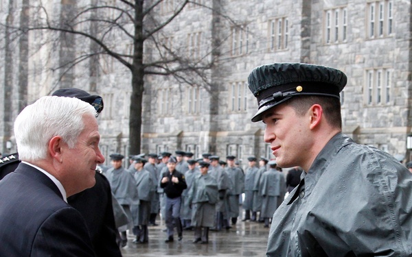 Secretary of Defense visits West Point