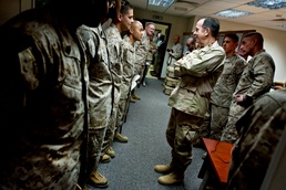 Marine Forward Element Set Up to Help in Middle East