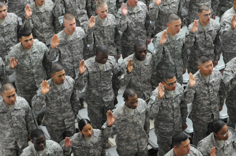Soldiers gain citizenship on Presidents Day