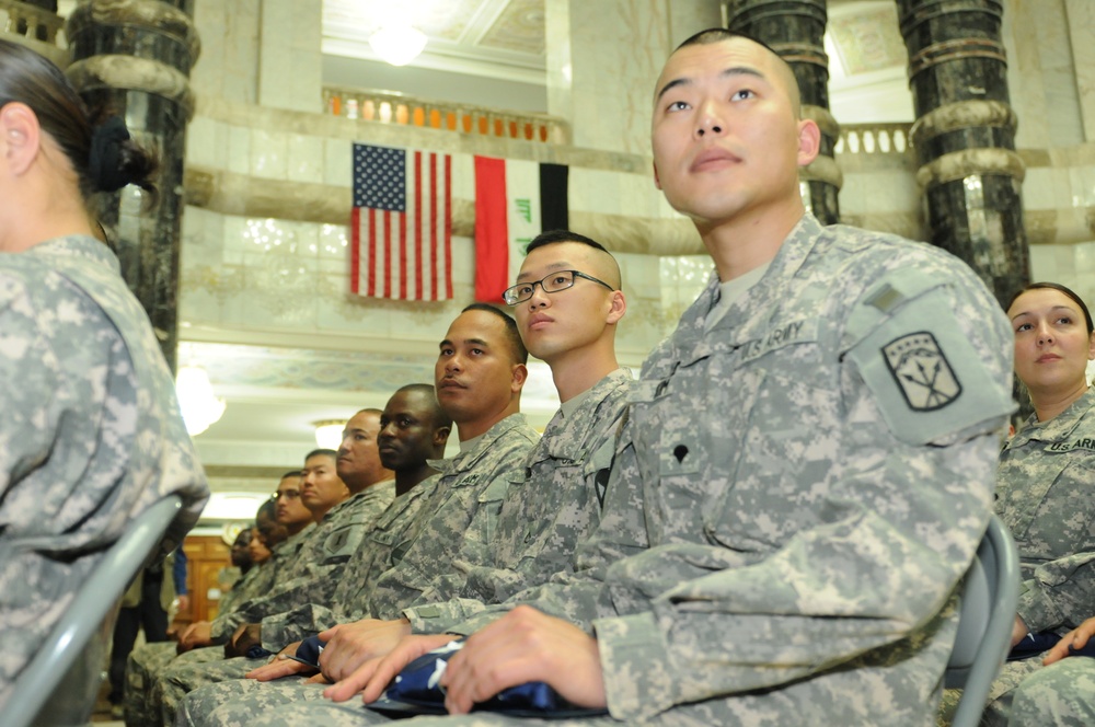 Soldiers gain citizenship on Presidents Day