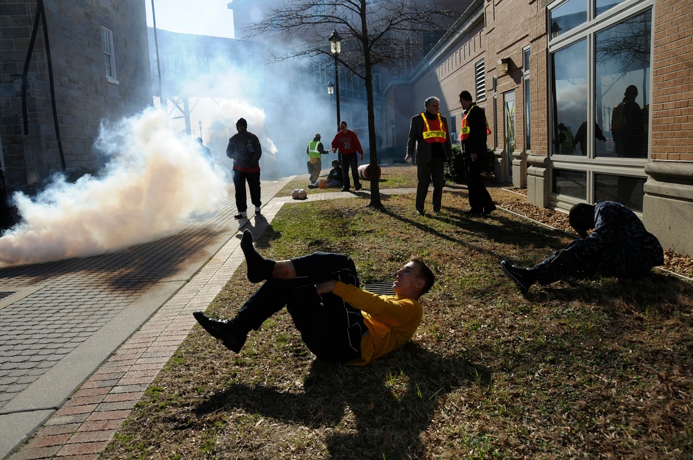 NMC Portsmouth Personnel Participate in Training Scenario