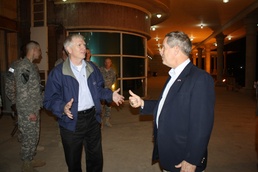 US Congressman Joe Wilson Visits SC Soldiers At Camp Victory