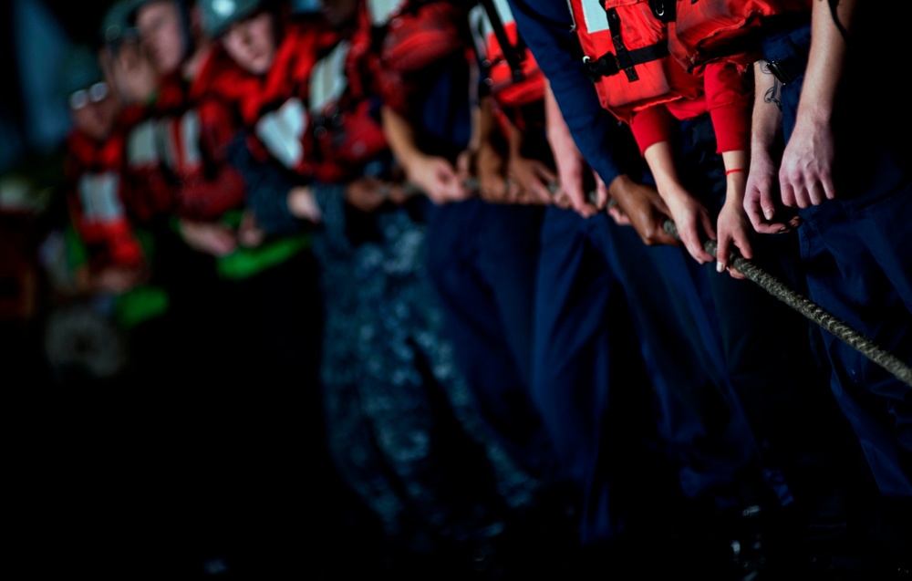 USS Carl Vinson's Replenshiment at Sea