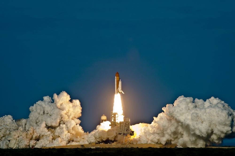 Space Shuttle Launch at Cape Canaveral