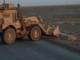 Engineers introduce sanitation vehicle to route clearance