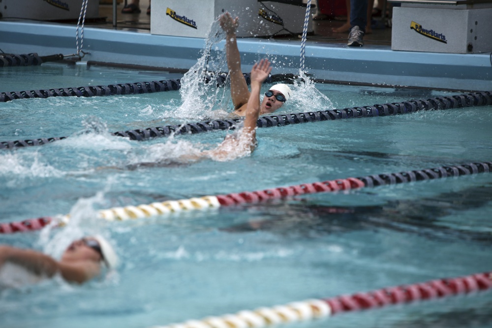 Diving into swim season: Kadena, Ryukyu triumph over Kubasaki, Lester