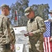 Two Company E Soldiers re-enlist in Afghanistan