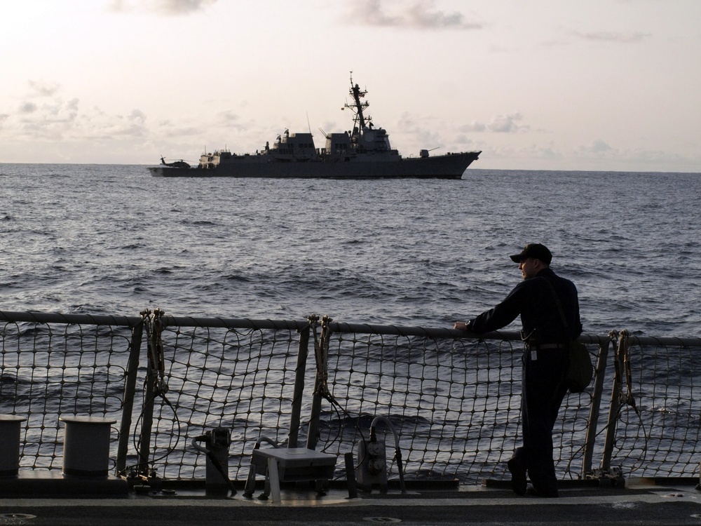 USS Fitzgerald in Japan