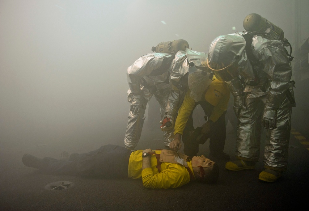 USS Carl Vinson action