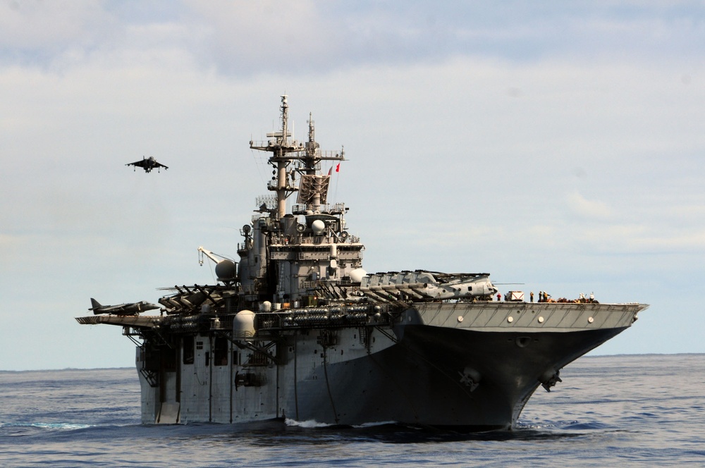 USS Boxer action