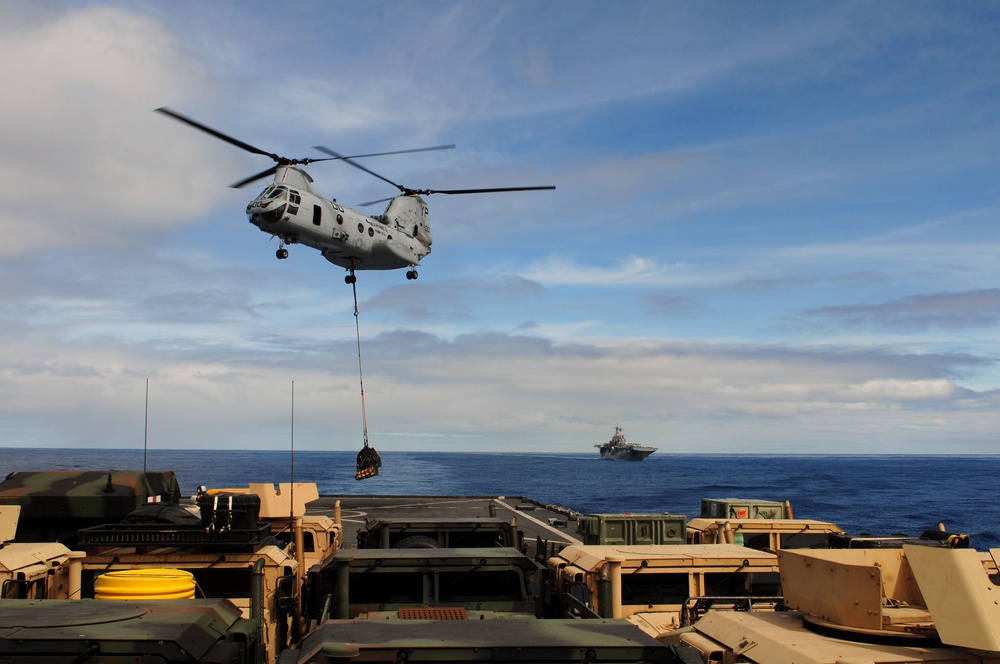 USS Boxer action