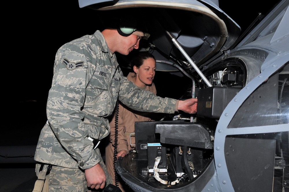 Female Pave Hawk pilot fulfills dreams, avoids clouds