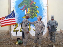 A Soldier receives special request for re-enlistment