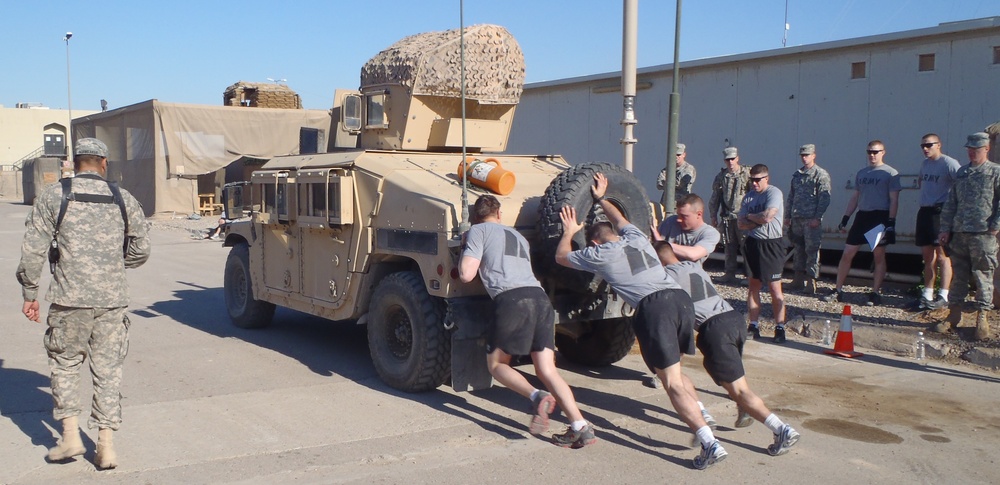 Competition brings out the best in 'Cobra' Company at JSS Muthana, Iraq