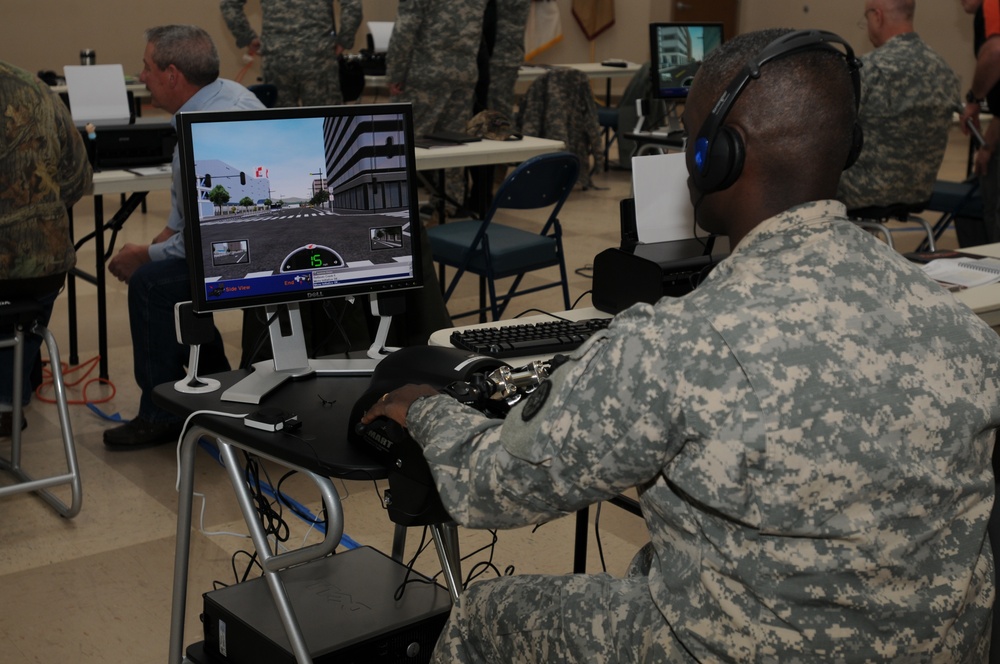 Soldiers learn defensive motor skills on Honda SMARTrainer