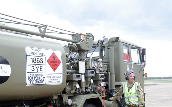132FW works with Australian Air Force during joint flying mission in Australia.