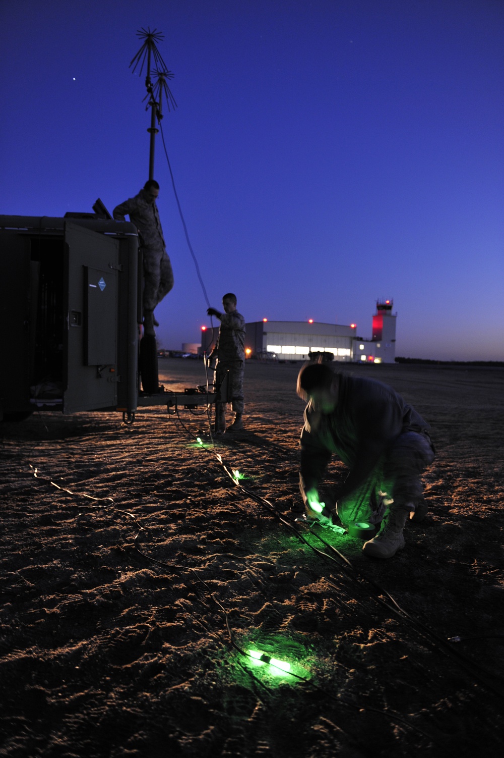 621st Contingency Response Wing field training excercise at Lakehurst NAES, N.J.