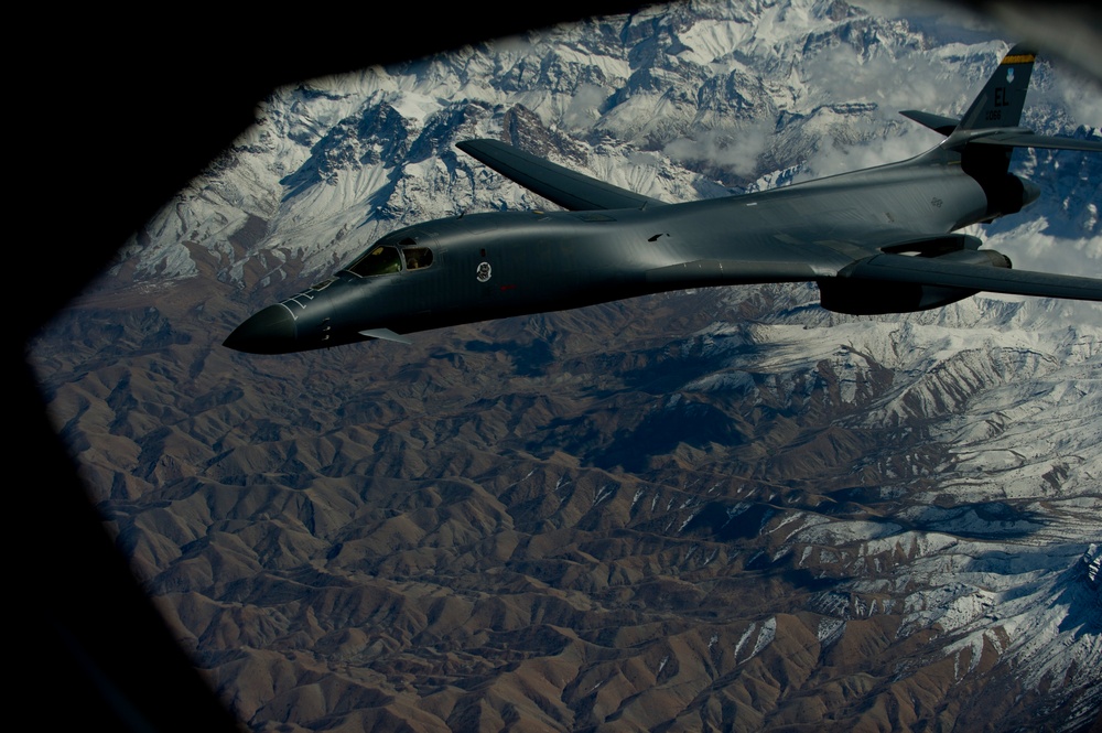 B1B Lancer OEF Air Refueling Mission