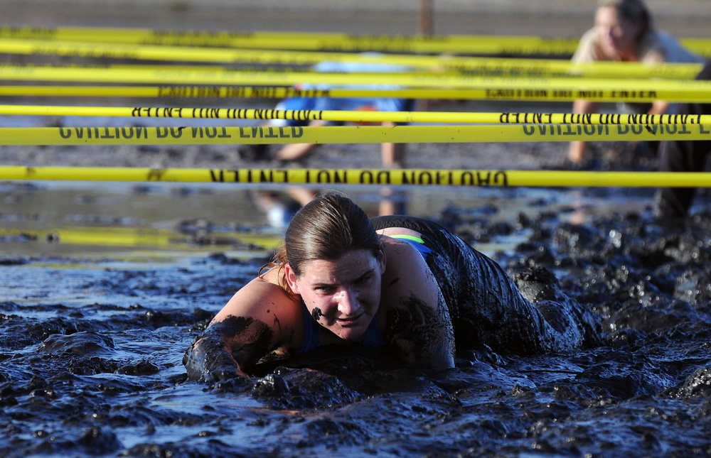 Seabee mud run in Guantanamo Bay