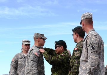 Canadian, US Paratroopers train together, exchange jump wings