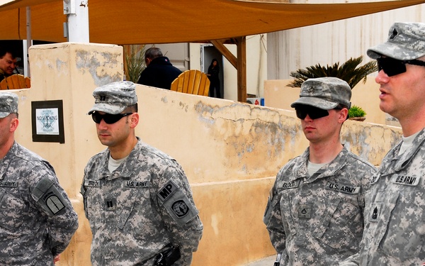 Father promotes son during surprise visit to CNS